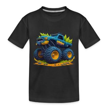 Monster truck - T-shirt bio Premium Enfant - noir - Devant