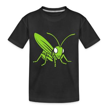 Sauterelle - T-shirt bio Premium Enfant - noir - Devant