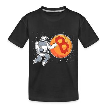 Bitcoin - T-shirt bio Premium Enfant - noir - Devant