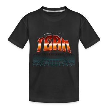 Équipe - T-shirt bio Premium Enfant - noir - Devant