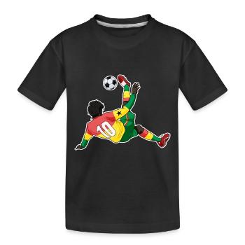 Ghana National Soccer Team I Football Ghana - Kinder Premium Bio T-Shirt - Schwarz - Vorne