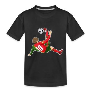 Portugese National Soccer Team I Football Portugal - Kinder Premium Bio T-Shirt - Schwarz - Vorne