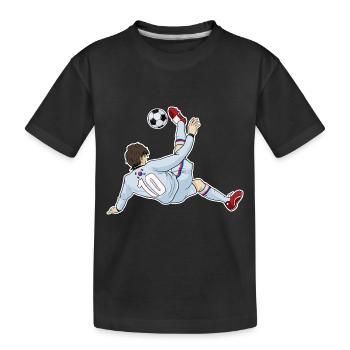 Équipe de Corée du Sud de football I Football - T-shirt bio Premium Enfant - noir - Devant