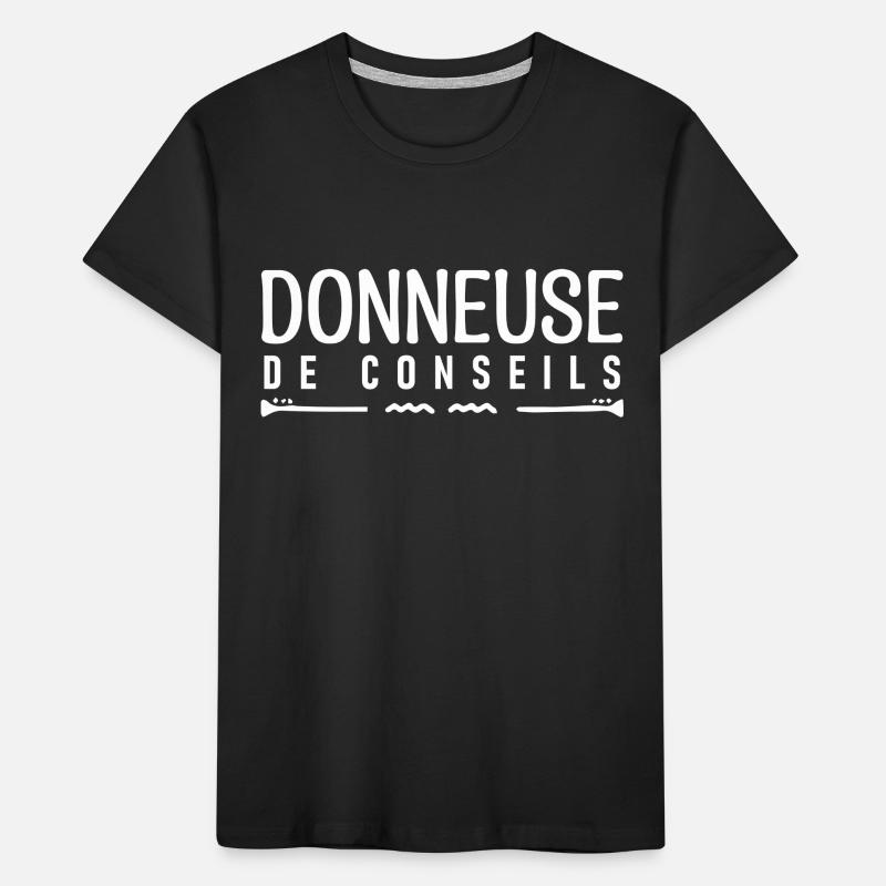 Donneuse de conseils. cadeau Conseiller. T-shirt bio Premium Enfant