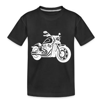 Motard - T-shirt bio Premium Enfant - noir - Devant