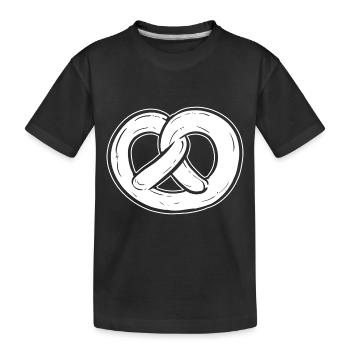 bretzel - T-shirt bio Premium Enfant - noir - Devant