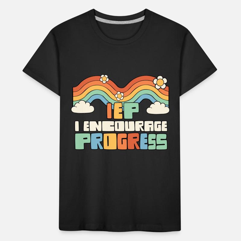 Thérapeute ABA J’encourage le progrès accéléré Enseignant T-shirt bio Premium Enfant