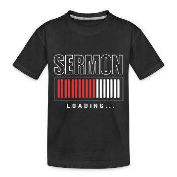 Pfarrer - Kinder Premium Bio T-Shirt - Schwarz - Vorne