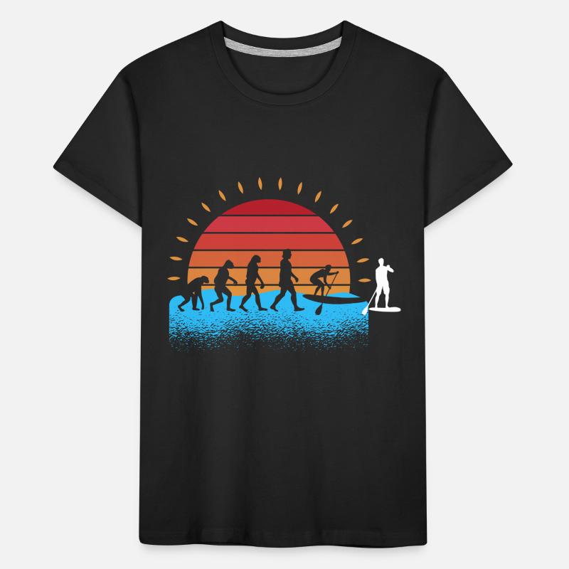 Evolution Stand Up Paddling Kids' Premium Organic T-Shirt