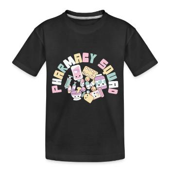 Escouade Pharmacie Pharmacien Pharmacologie de la vie - T-shirt bio Premium Enfant - noir - Devant