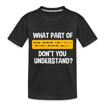 Amateur Radio Radio - T-shirt bio Premium Enfant - noir - Devant