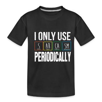 Periodic table - Kids' Premium Organic T-Shirt - black - Front