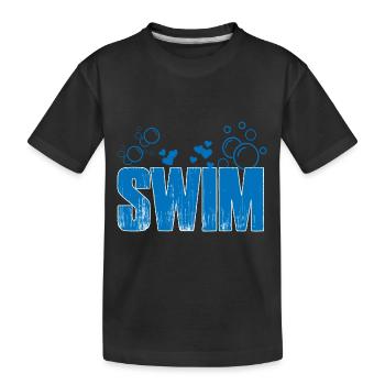 Nager - T-shirt bio Premium Enfant - noir - Devant