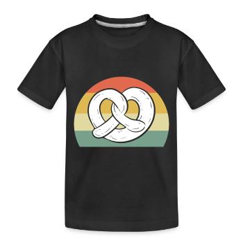 bretzel - T-shirt bio Premium Enfant - noir - Devant