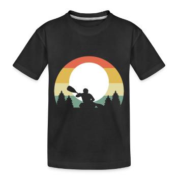 Kayak Kayak - T-shirt bio Premium Enfant - noir - Devant