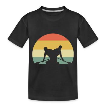 Kayak Kayak - T-shirt bio Premium Enfant - noir - Devant