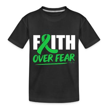 Traumatic brain injury - Kids' Premium Organic T-Shirt - black - Front