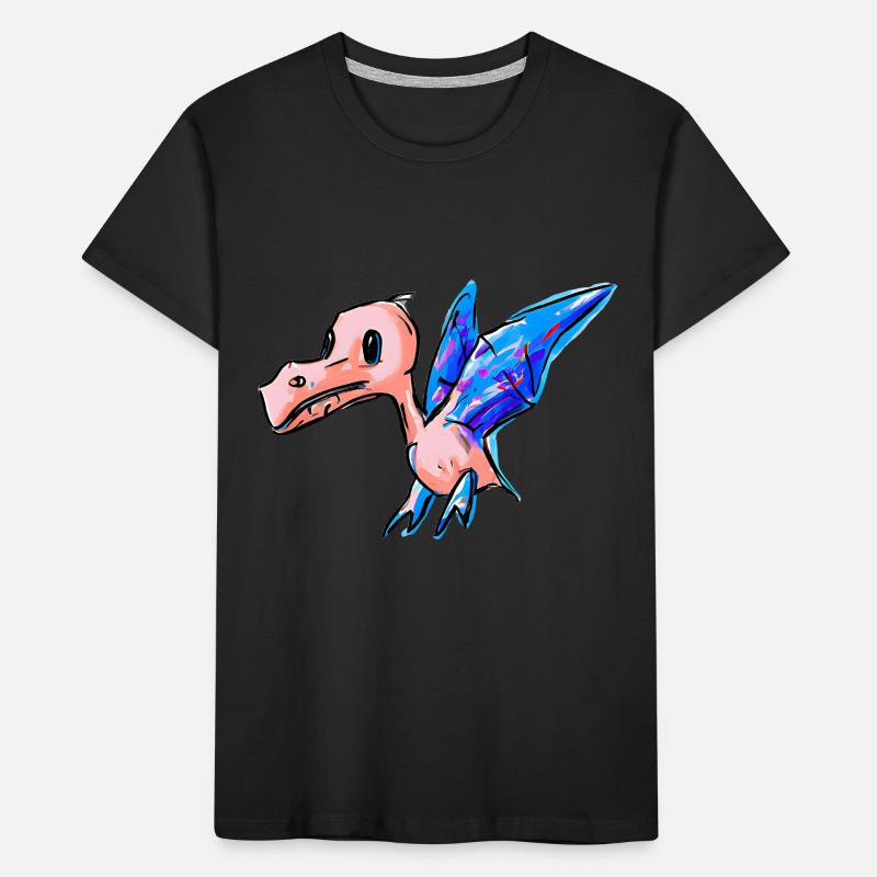 Flying Pterodactyl Kids' Premium Organic T-Shirt