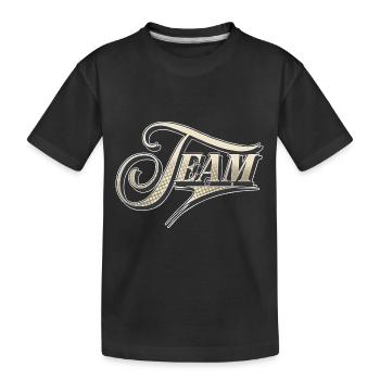 Équipe - T-shirt bio Premium Enfant - noir - Devant