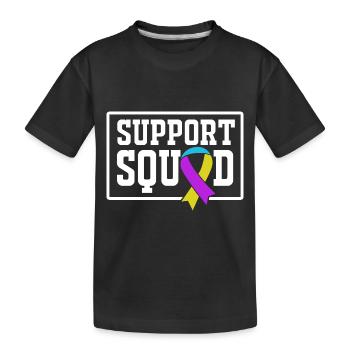 Cancer de la vessie Cancer de la vessie - T-shirt bio Premium Enfant - noir - Devant