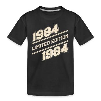 1984 BC Édition limitée - 1984 Cadeau d’anniversaire - T-shirt bio Premium Enfant - noir - Devant