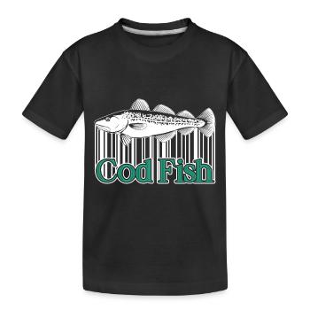 Cod Fish Cod Fish Vintage - Kids' Premium Organic T-Shirt - black - Front