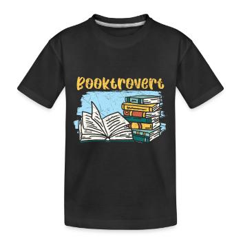 Lesen ist magisch Bücher lesen Buch lesen - Kinder Premium Bio T-Shirt - Schwarz - Vorne