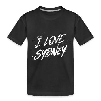 J’aime Sydney - T-shirt bio Premium Enfant - noir - Devant