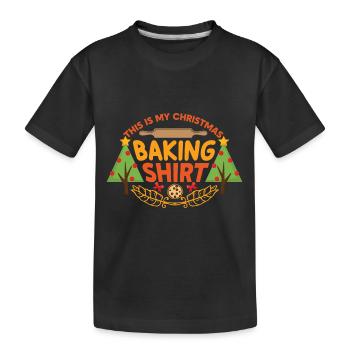 Cuisson de costumes de Noël - T-shirt bio Premium Enfant - noir - Devant