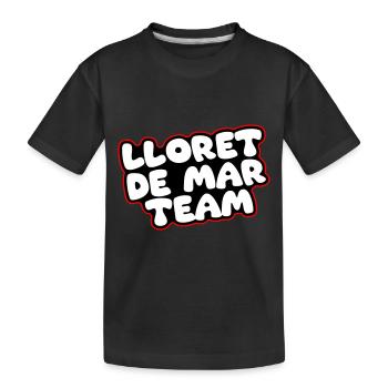 L’équipe Lloret De Mar - T-shirt bio Premium Enfant - noir - Devant