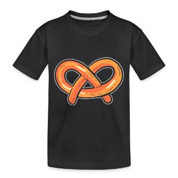 bretzel - T-shirt bio Premium Enfant - noir - Devant