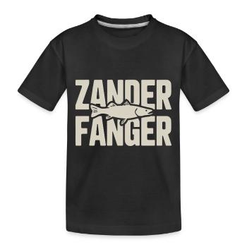 Angler Design Zander Pêche au sandre Pêche au sandre - T-shirt bio Premium Enfant - noir - Devant