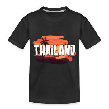 Thaïlande - T-shirt bio Premium Enfant - noir - Devant