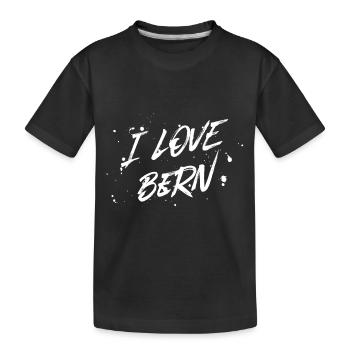 J’aime Berne - T-shirt bio Premium Enfant - noir - Devant