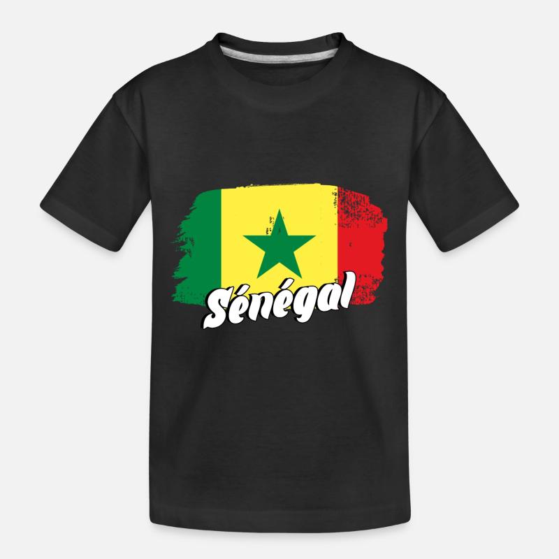 Sénégal - T-shirt bio Premium Enfant - noir
