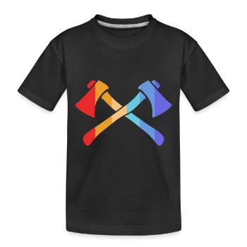 Hache - T-shirt bio Premium Enfant - noir - Devant