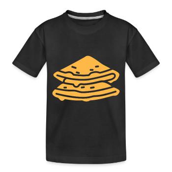 crêpe - T-shirt bio Premium Enfant - noir - Devant