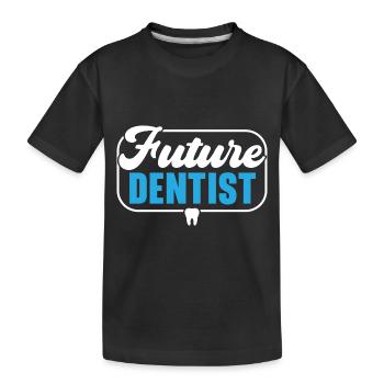 Futur dentiste chirurgien-dentiste dentiste - T-shirt bio Premium Enfant - noir - Devant