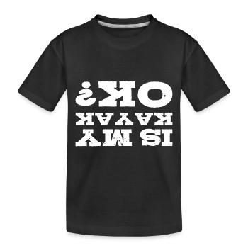 Kayak Kayak - T-shirt bio Premium Enfant - noir - Devant
