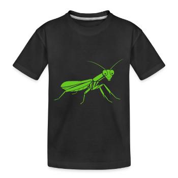 Mante religieuse - T-shirt bio Premium Enfant - noir - Devant