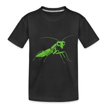 Mante religieuse - T-shirt bio Premium Enfant - noir - Devant