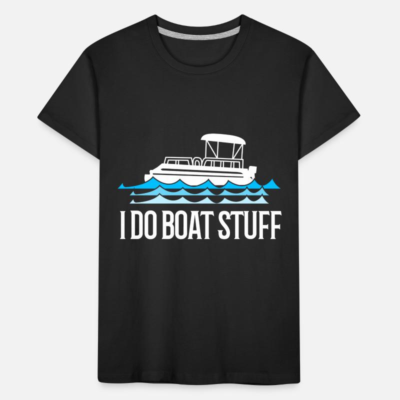 Pontonboot Boot Boote Kinder Premium Bio T-Shirt