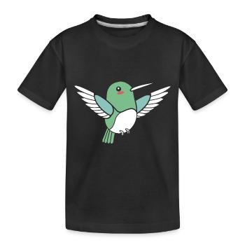 Colibri - T-shirt bio Premium Enfant - noir - Devant
