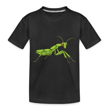 Mante religieuse - T-shirt bio Premium Enfant - noir - Devant