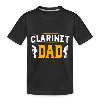 Clarinette - T-shirt bio Premium Enfant - noir - Devant