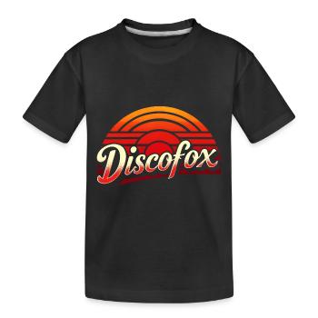 Discofox - Kinder Premium Bio T-Shirt - Schwarz - Vorne
