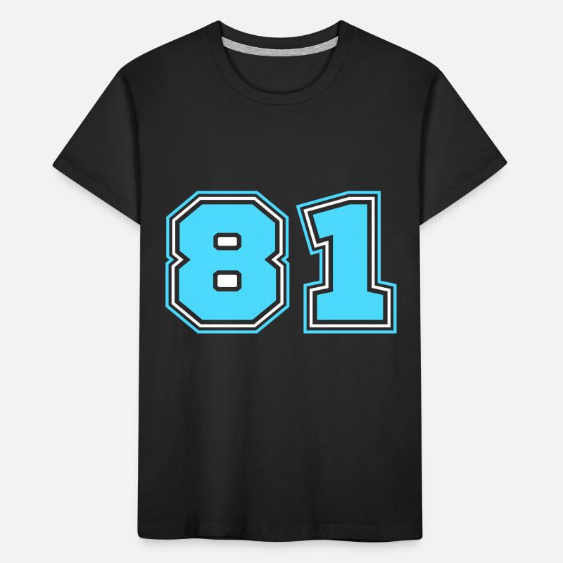 Numéro 81 T-shirt bio Premium Enfant