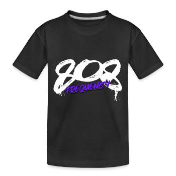 808 Synthétiseur Boîte à Rythmes Analogique - T-shirt bio Premium Enfant - noir - Devant