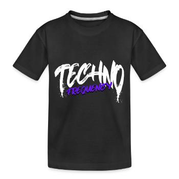 Techno - T-shirt bio Premium Enfant - noir - Devant