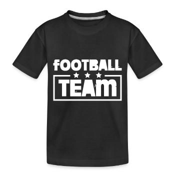 Équipe de football Mannschaft Bunt - T-shirt bio Premium Enfant - noir - Devant